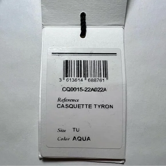 Isabel Marant Tyron Corduroy Cap in Aqua